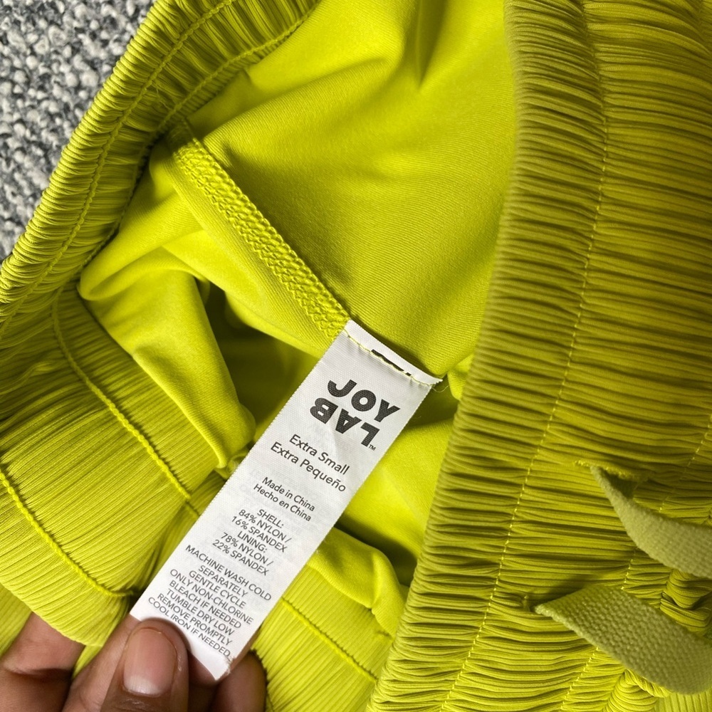 JoyLab Bright Yellow Athletic Shorts - Picture 4 of 4
